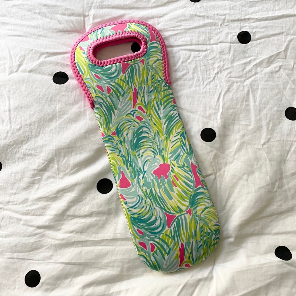 Lily Pulitzer NWOT Wine Bottle Case Carrier